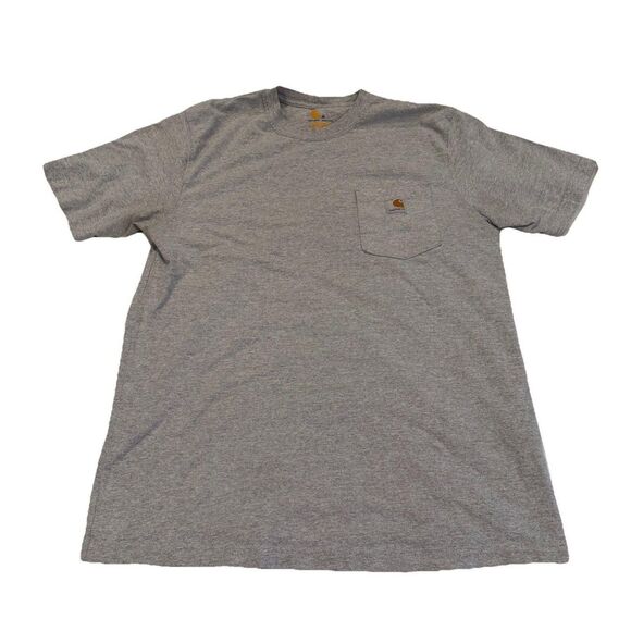 Carhartt Other - Mens Carhartt T-Shirt Workwear Short Sleeve Medium Original Fit Solid Gray